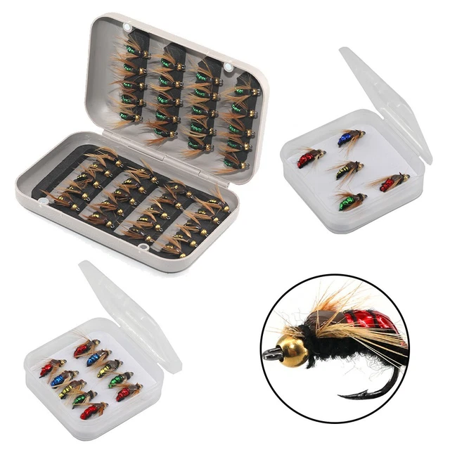 The Lord Of The Tools – Lot 20 Leurres Insectes Naturels 45 Mm, Appâts Réalistes Pour Pêche Bar, Carpe, Truite
