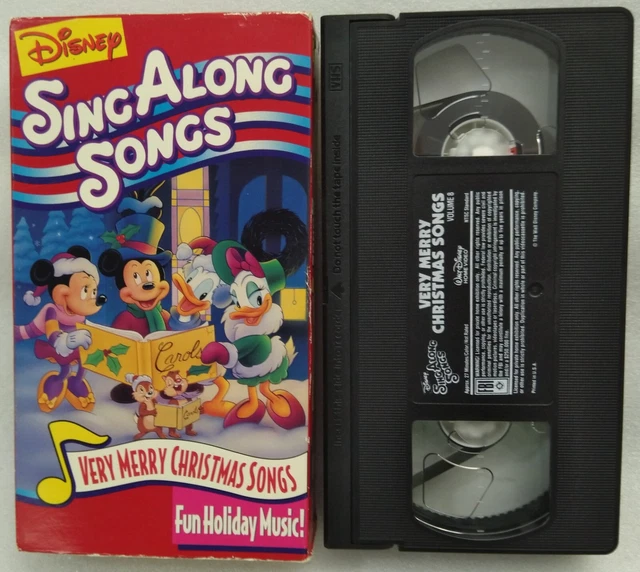 VHS DISNEYS SING Along Songs Very Merry Christmas Songs (VHS 1997