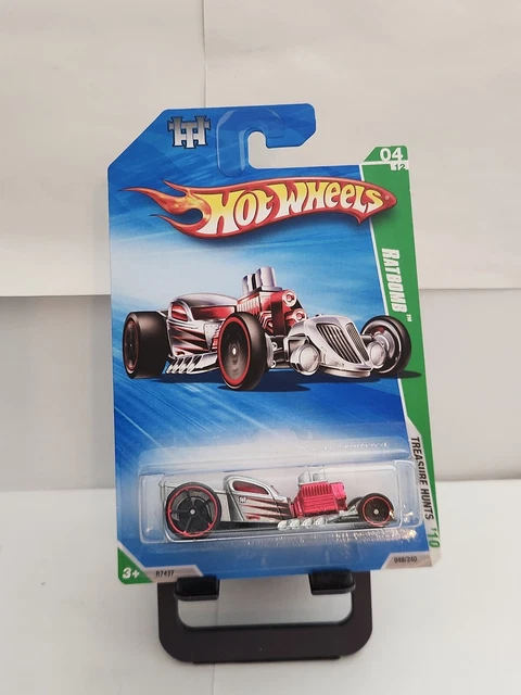 2002 Hot Wheels Treasure Hunt '57 Roadster – Light Green/White #2002-003