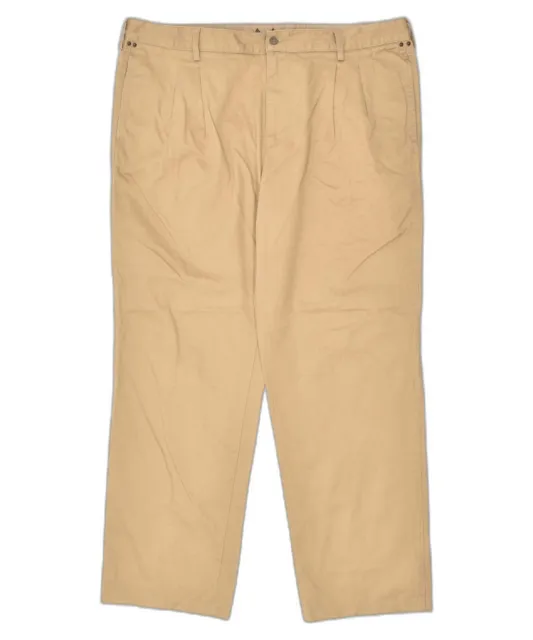 AVIREX Mens Pegged Chino Trousers W42 L31 Beige Cotton QX09