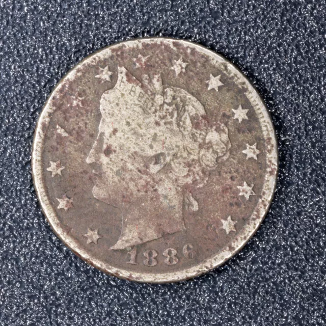 1886 Liberty V Nickel Key Date