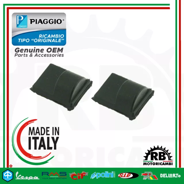 Coppia Gommini Battuta Messa In Moto Piaggio Vespa Gl Px Pe Gt T5 Sprint Ts 0317