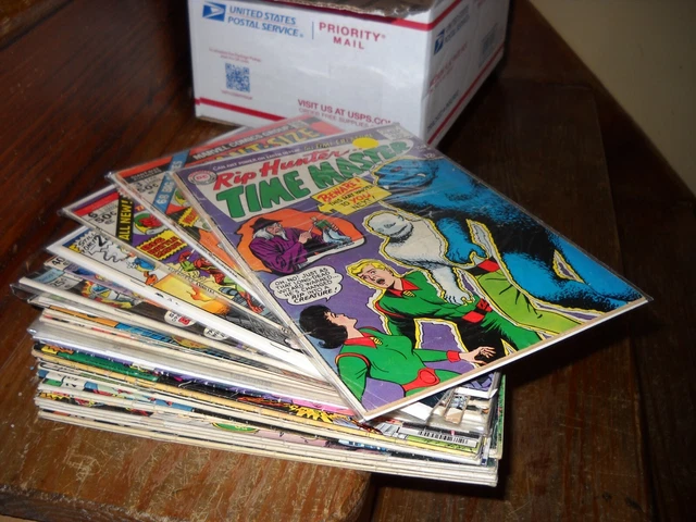 31 Old Silver Bronze Comics Iron Man Avengers Cap Ghost Rider Marvel DC Lot#527
