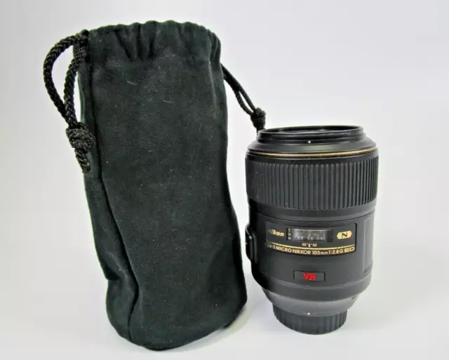 Nikon Micro NIKKOR 105mm f/2.8G AF-S VR IF-ED SLR Digital Camera Lens
