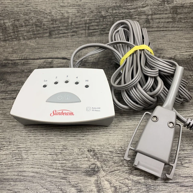 SUNBEAM HOLMES ELECTRIC Blanket White Control Cord PAC0595 Style Y85