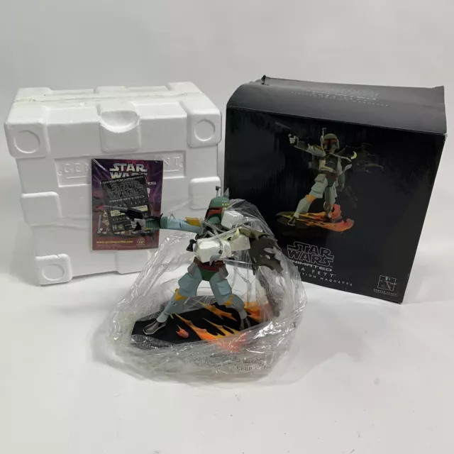 Star Wars Gentle Giant Boba Fett Maquette Animated Statue (New Dead Stock)