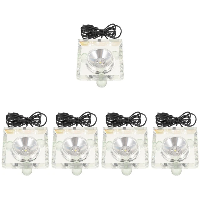 REUSABLE LED LIGHT Base for Crystal Holder USB Power Compatible £73.40 ...