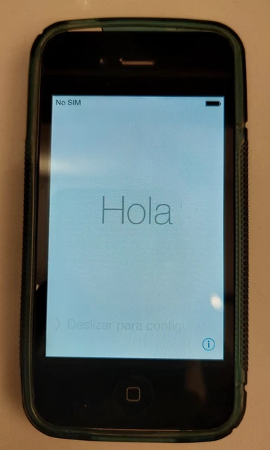 APPLE IPHONE 4S GB Black (Unlocked) WORKS BROKEN BACK