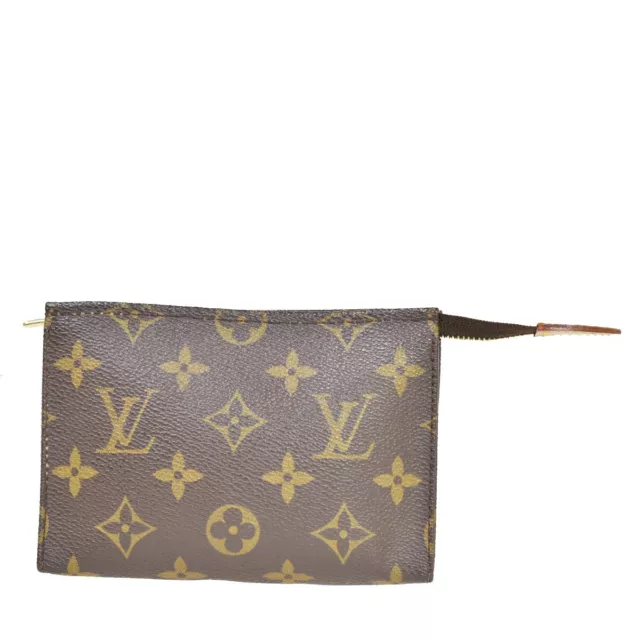 NWT Louis Vuitton MONOGRAM TOILETRY POUCH 15, M47546, discontinued! FULL SET
