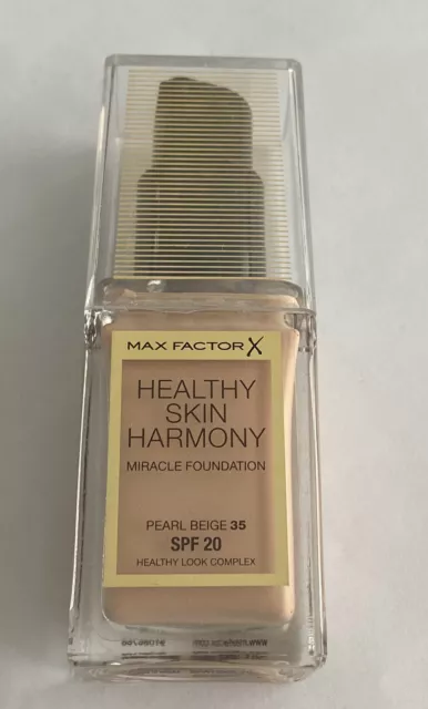 Max Factor X HEALTHY SKIN HARMONY Miracle Foundation Nr. 35 Pearl Beige