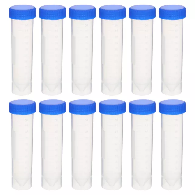 50 Pcs Experiment Centrifuge Tube Falcon Tubes Ml with Cover