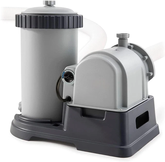 INTEX 28634 KRYSTAL Clear Filter Pump 2,500gal per hour for pools up to 24ft £132.99 PicClick UK