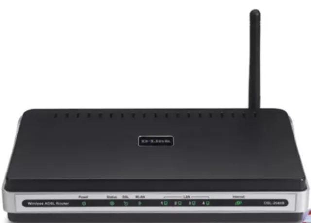 D-Link DSL-2640B Wireless G ADSL2+ Modem Router - Funzionante