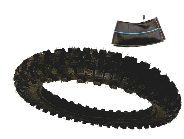 Pneu Avant 70/100-19 + Pneu Arrière 90/100-16 Pour Dirt Pitbike - Compatible KX100, XR100R