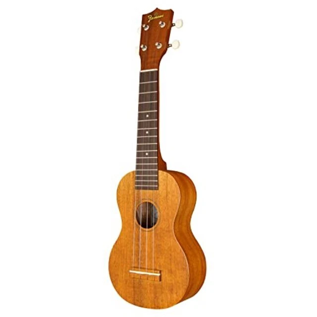 Second Hand Famous Soprano Ukulele Fs-5G Domestic Production Hawaiian Koa Wood T