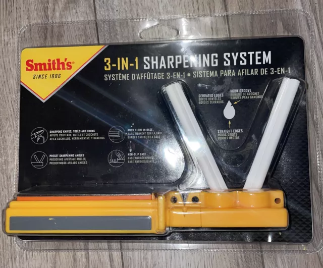 Smith's 3 in 1 Knife Sharpener, SM-CCD4