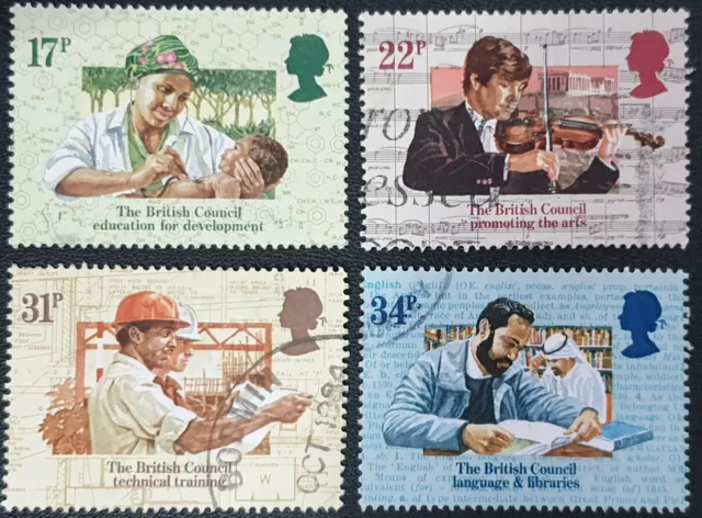DUZIK S: GB QEII 1984 SG1263/6 Set of 4 used stamps (Nos2332)**