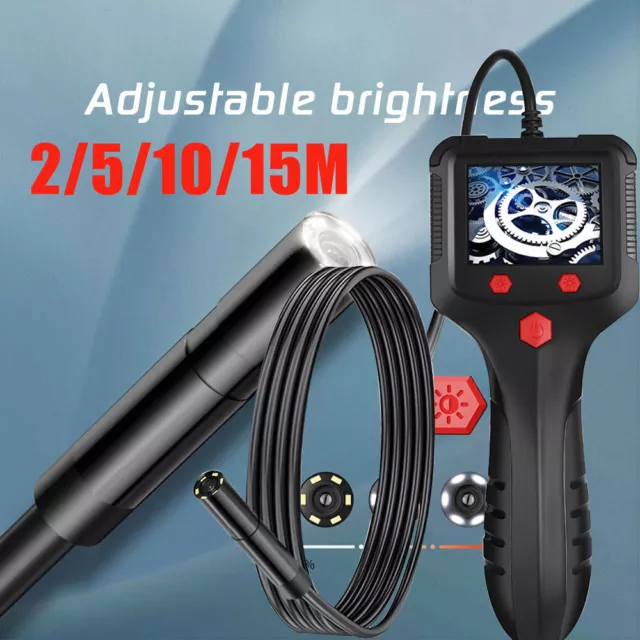 6 LED Endoscope 8mm Industrial Borescope Inspection Camera 2M/5M//10M/15M NEW