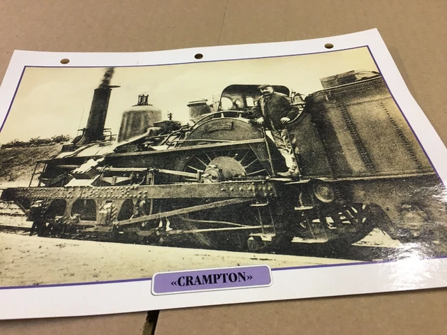 029 CRAMPTON 1844 Spina Collezione Atlas Treni Da Legenda