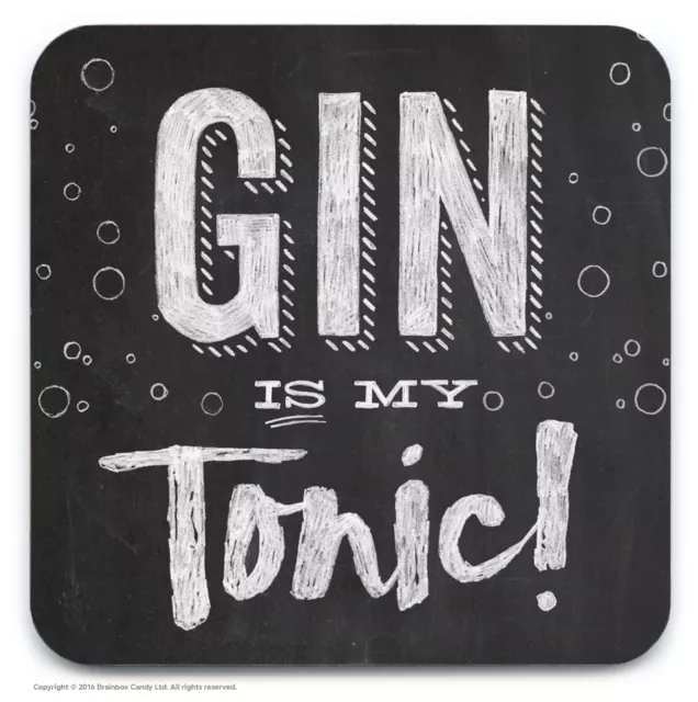 Brainbox Candy novelty wine beer drinks mat coaster funny cheap present gift gin