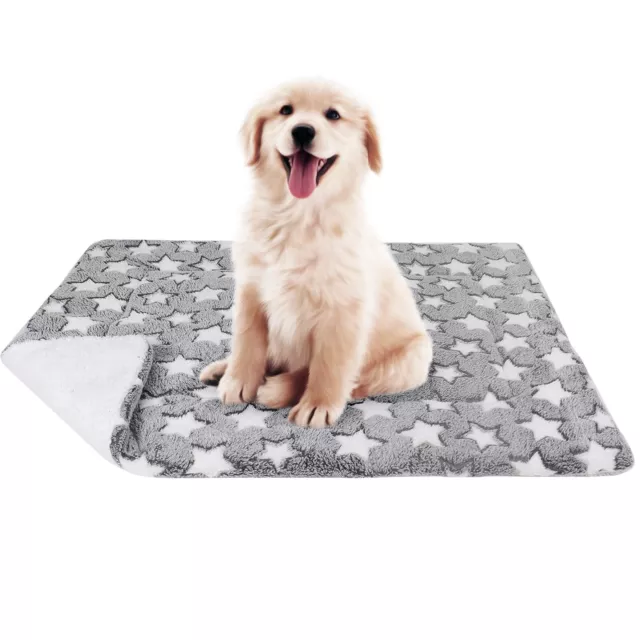 Self Warming Pet Bed Cushion Pad Dog Cat Cage Kennel Crate Soft Mat Sleeping Bed 11