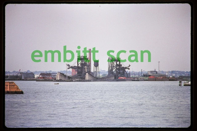 Original Slide, Coal Docks near New York Harbor, 1972