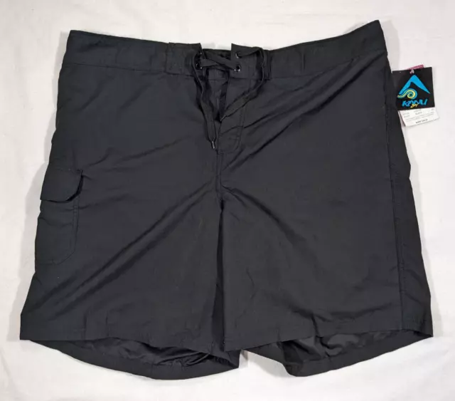 Kanu Surf Marina Black Swim Board  Shorts Men's Size 3X