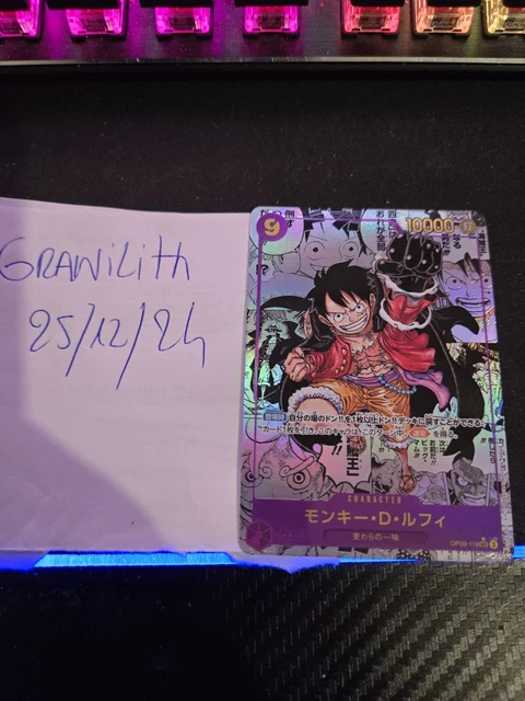 Carte One Piece Luffy - Manga OP09 119 English - Neuve
