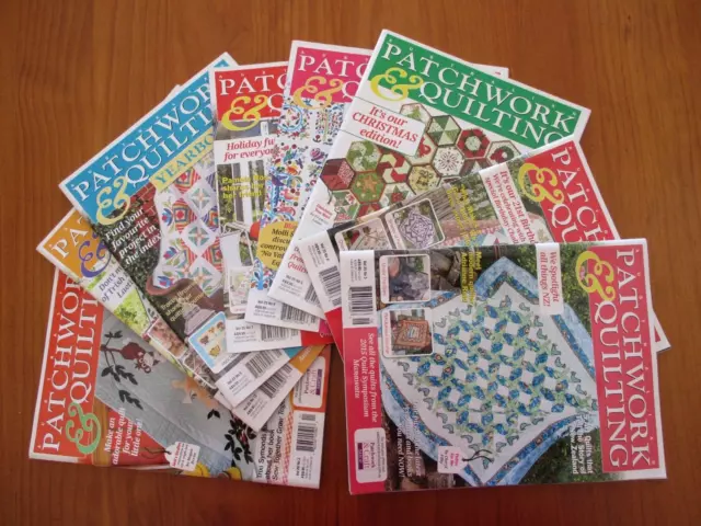 PATCHWORK & QUILTING BULK Magazines Patchwork Quilting Sew Quilts VOL 25 & 26