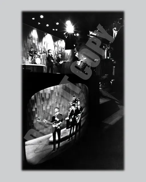 FEBRUARY 1964 The Beatles On The Ed Sullivan Show 8x10 Photo