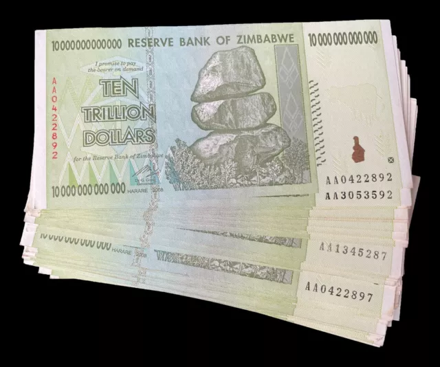 Zimbabwe - 10 Trillion Dollars 2008 - Pick 88