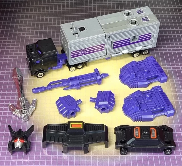VINTAGE HASBRO TRANSFORMERS G1 Decepticon Stunticon Leader Motormaster ...