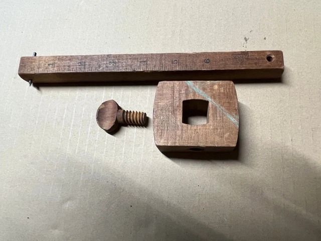 Vintage STANLEY No. 6I WOOD MARKING GAUGE SCRIBE Antique Tool Wood Screw Peg