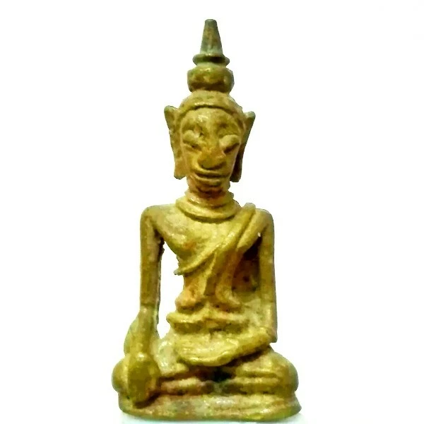 Thai Buddha Amulet Old Statue LP Pendant AYUTTHAYA Buddhist Art Antique gorgeous