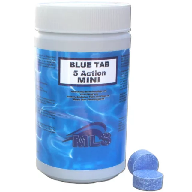Blue Tab 5 Action® MINI 1 kg Chlor Multichlor Poolchlor Multitabletten Germany