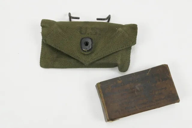 US Army First Aid Kit M-1942 Pouch + Dressing Erste Hilfe Verbandspäckchen