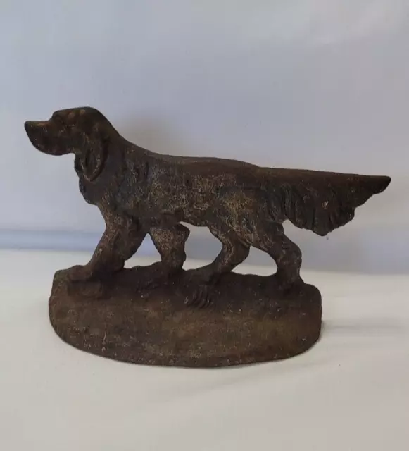 Single Vintage Irish Setter Dog Book End Dog Figurine