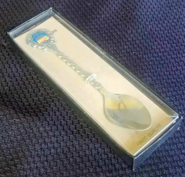 Vintage Silverplate Williamsburg, VA Collector Spoon Governor's Palace Orig Box