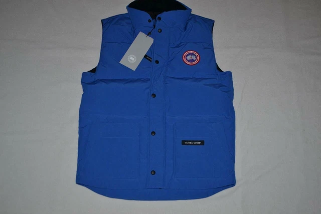 Autentico Canada Goose Uomo Freestyle Girocollo Gilet PBI Blu Reale Tutti Taglie