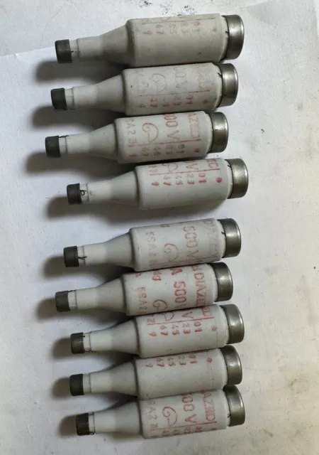 SIEMENS Lot De 9  Fusibles original DIAZED 6A 500V