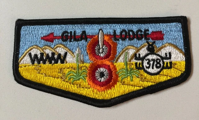 Boy Scout OA 378 Gila Lodge Flap S8a