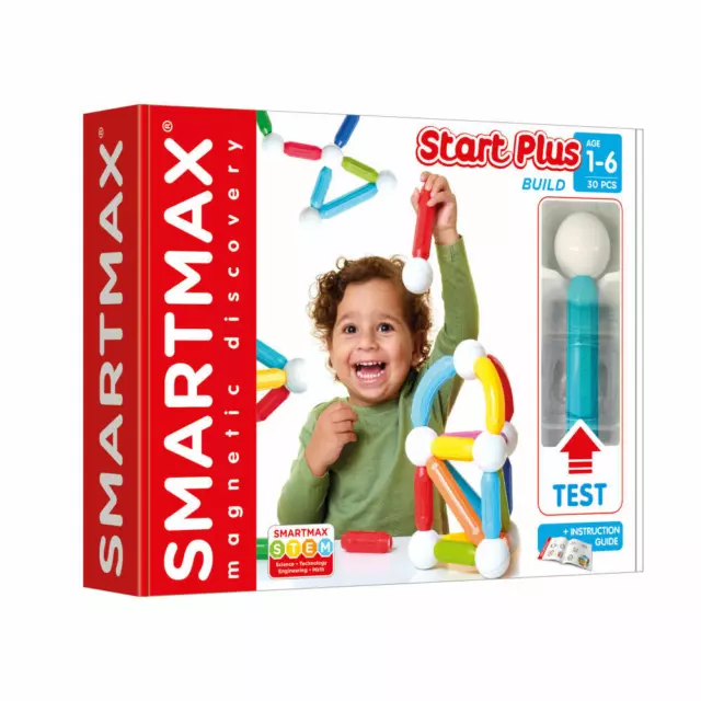 SmartMax Start Plus 30 pcs. Jeu de construction magnétique blocs de construction