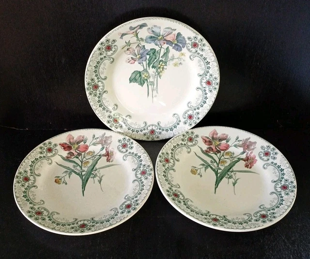 ANCIENNE ASSIETTE PLATE BOULENGER & Cie CHOISY LE ROI WICA EUR 10,00 - FR