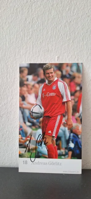 FC Bayern München - Original signierte Autogrammkarte - Andreas Görlitz