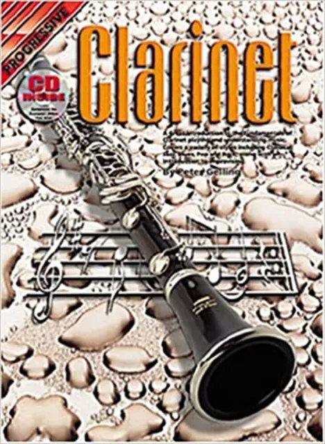Learn How To Play The Clarinet - Progressive Clarinet - Music Tutor Book & CD K4