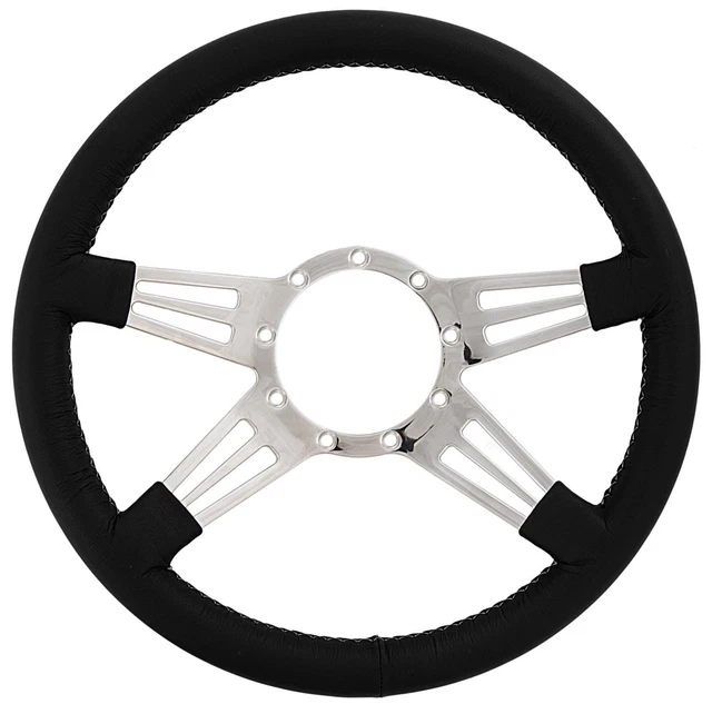 Lecarra Mark 9 Double Slot Steering Wheel 14" Dia 4 Spoke 1.25" Dish 96201