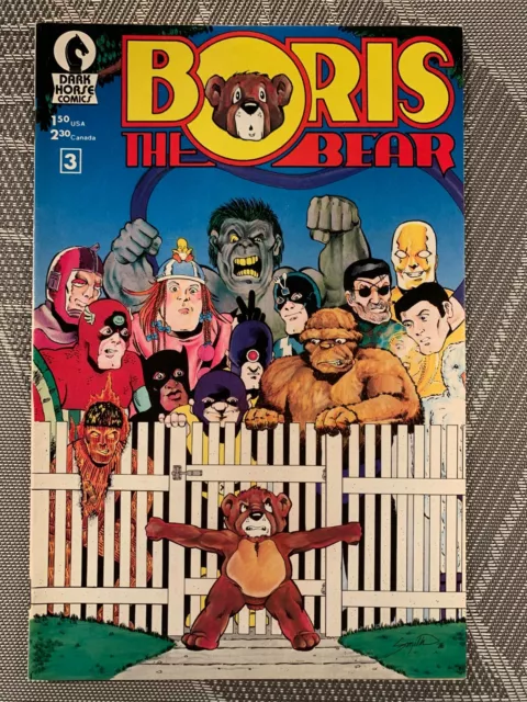 Boris the Bear #3 (1986-Dark Horse) **High+ grade**