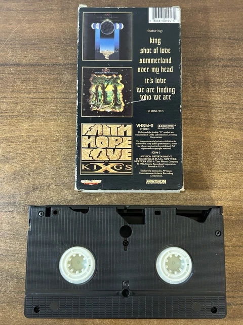 MEGAFORCE STUDIOS KING'S X Chronicles VHS Rock Music Concerts 1991 NTSC ...
