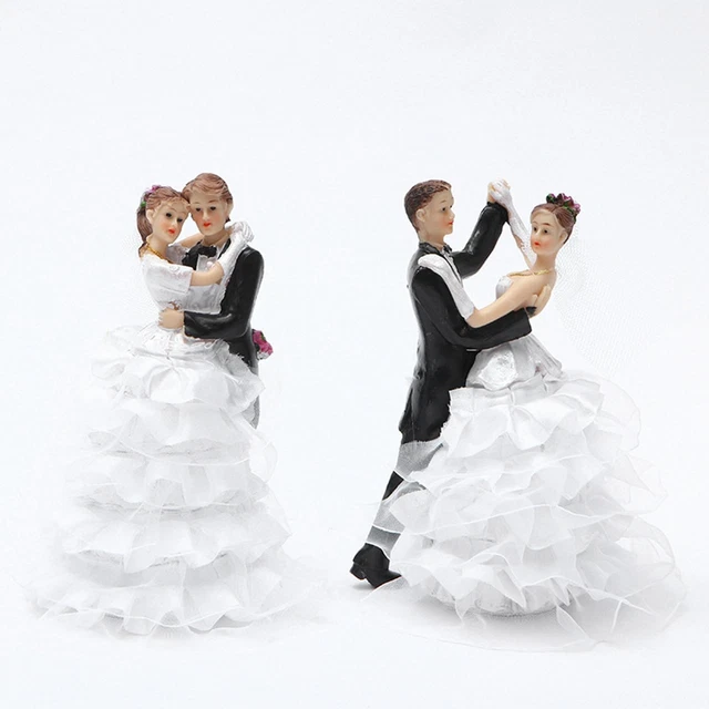Sculptures Statues Ornement Figurines Romantique Résine Couple Poupée Statue