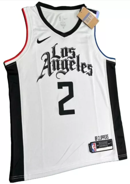 Nike Kawhi Leonard #2 White Los Angeles Clippers 2019/20 City Edition Jersey M